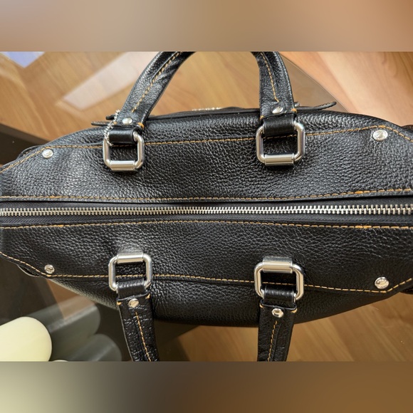 Coach Millie Black Leather Satchel - Picture 10 of 12